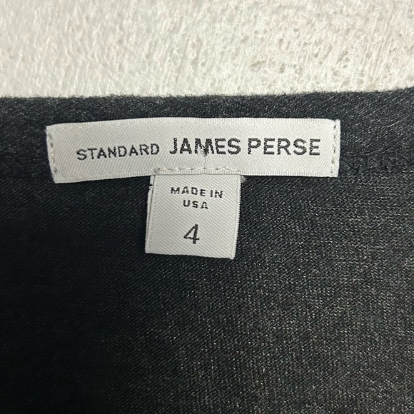 Standard James Perse Gray Cowl Neck Dress Size 4 XL Extra Large - Picture 4 of 4